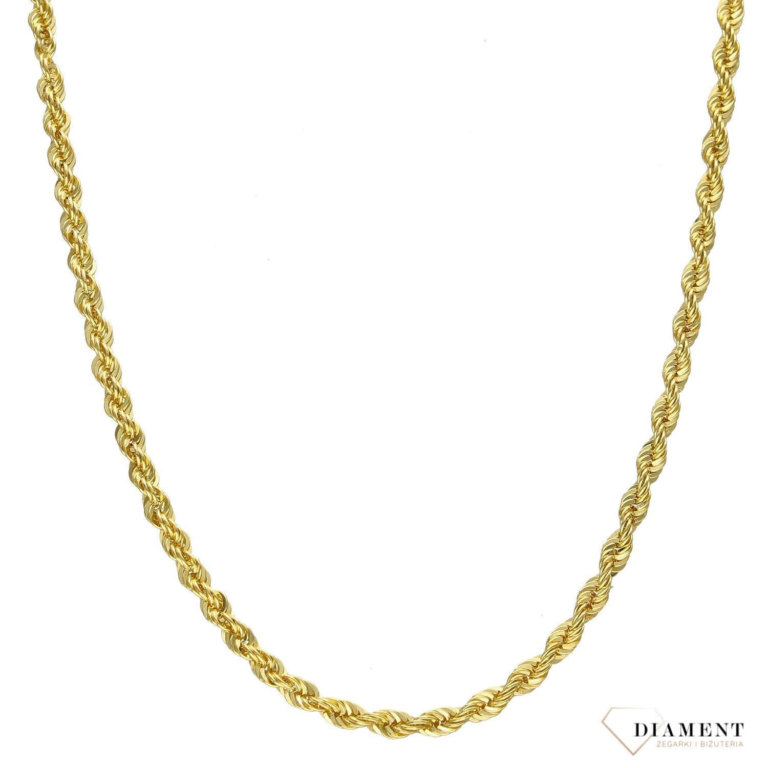 Złoty łańcuszek kordelion 375 kordelionek LA 123C 375 2,5mm. Łańcuszki (1).jpg